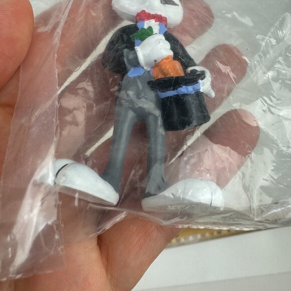 Sealed Vtg 1988 Bugs Bunny Magician Applause Figurine Cake Topper Plastic Rubber - Picture 8 of 12